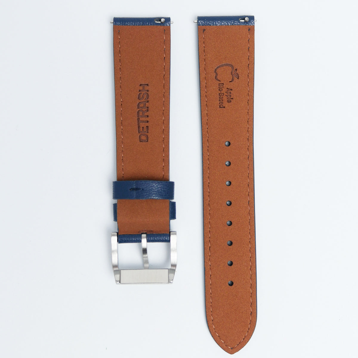 Blue AppleSkin® 20mm Quick Release Watch Strap